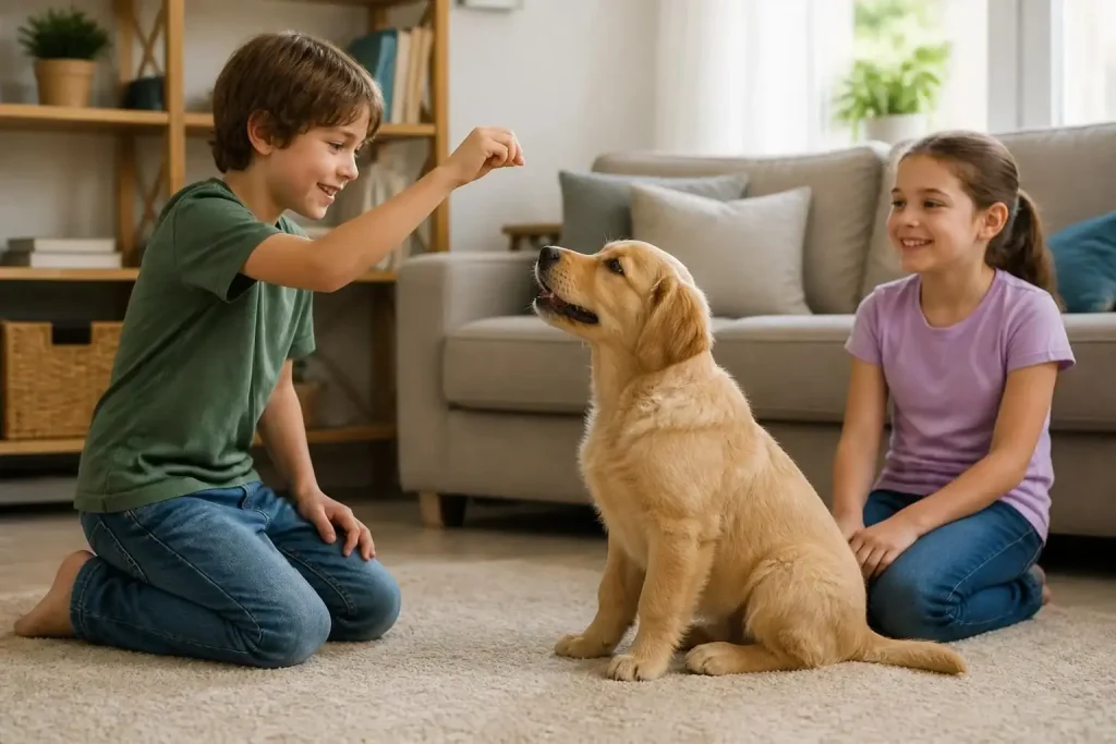 dog training for kids featured image