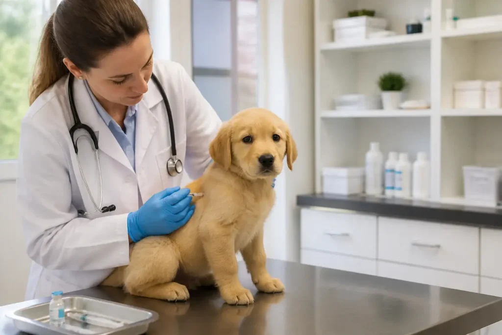 dog vaccination schedule featured image